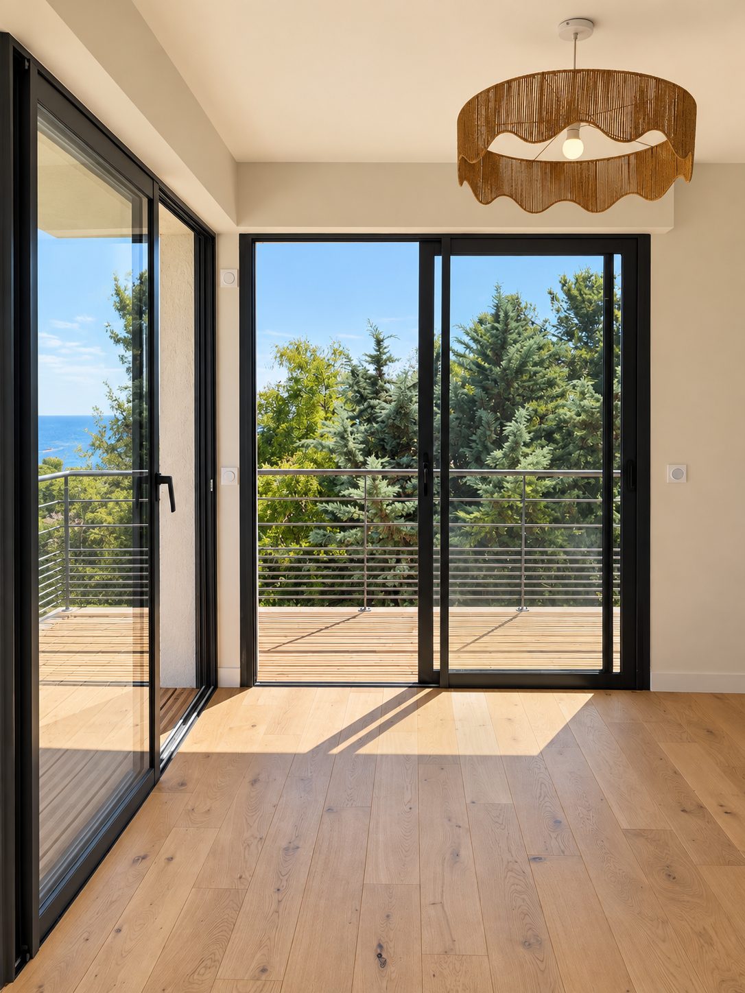 La suite parentale et son accès direct à la terrasse